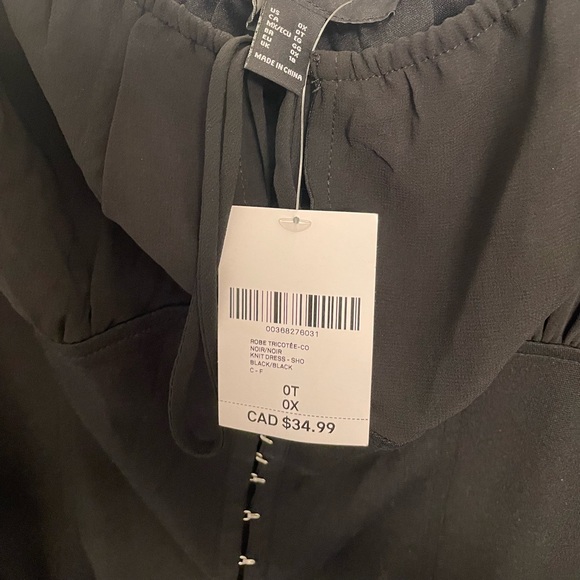 Forever 21 Black Corset Dress 0X NWT - Picture 3 of 3